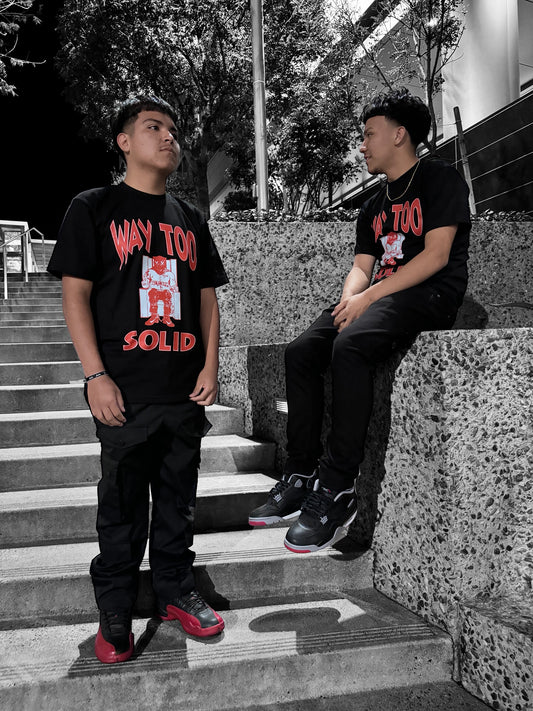 W2S “BRED SOLID ROW” MENS TEE